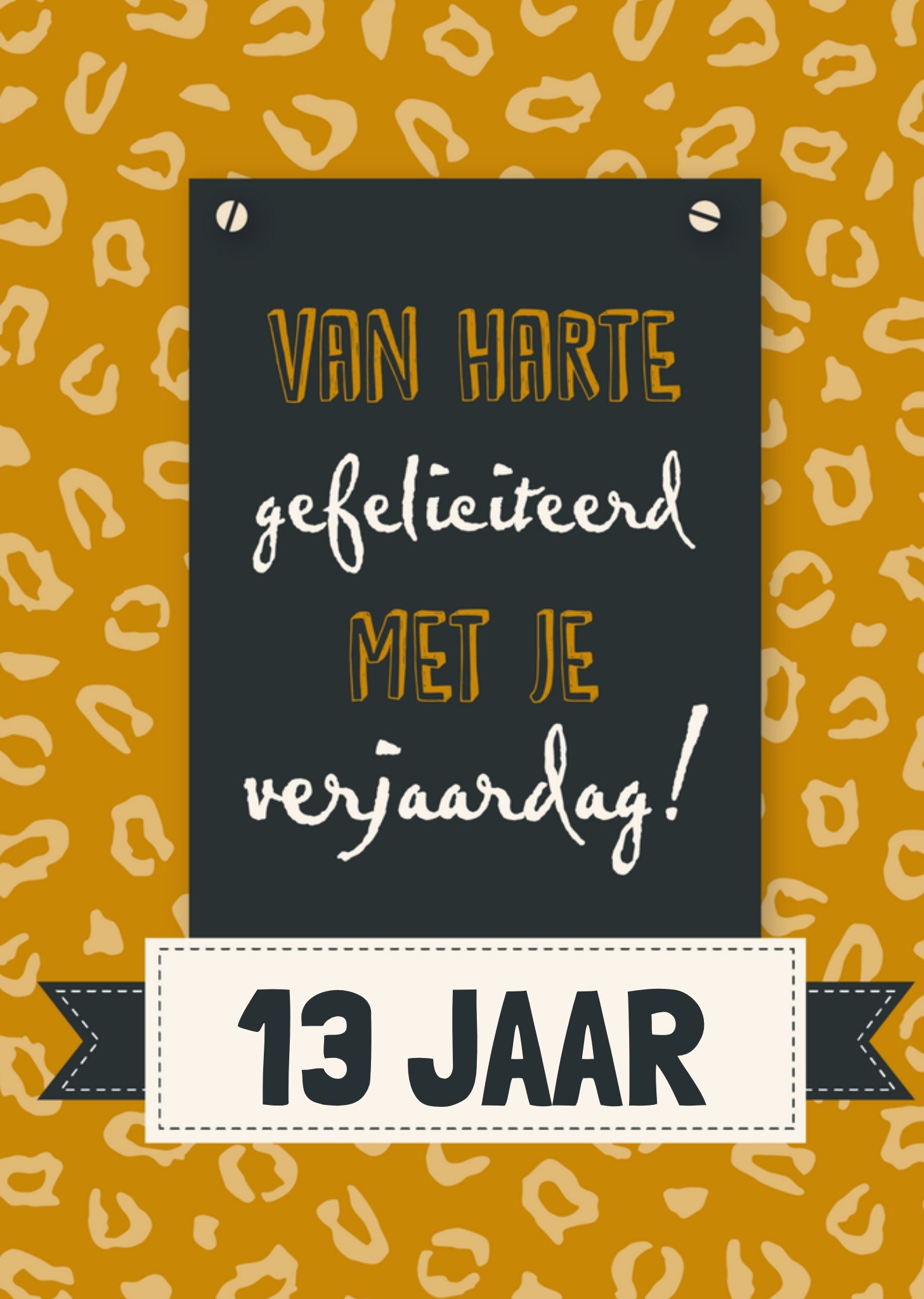 Greetz Verjaardagskaart Patroon Standard Card