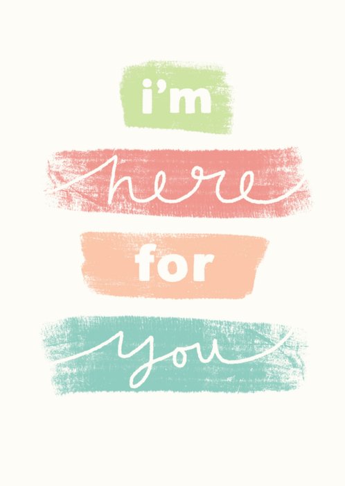 Greetz | Denken aan kaart | I'm here for you