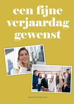 Greetz | Verjaardagskaart | Met foto