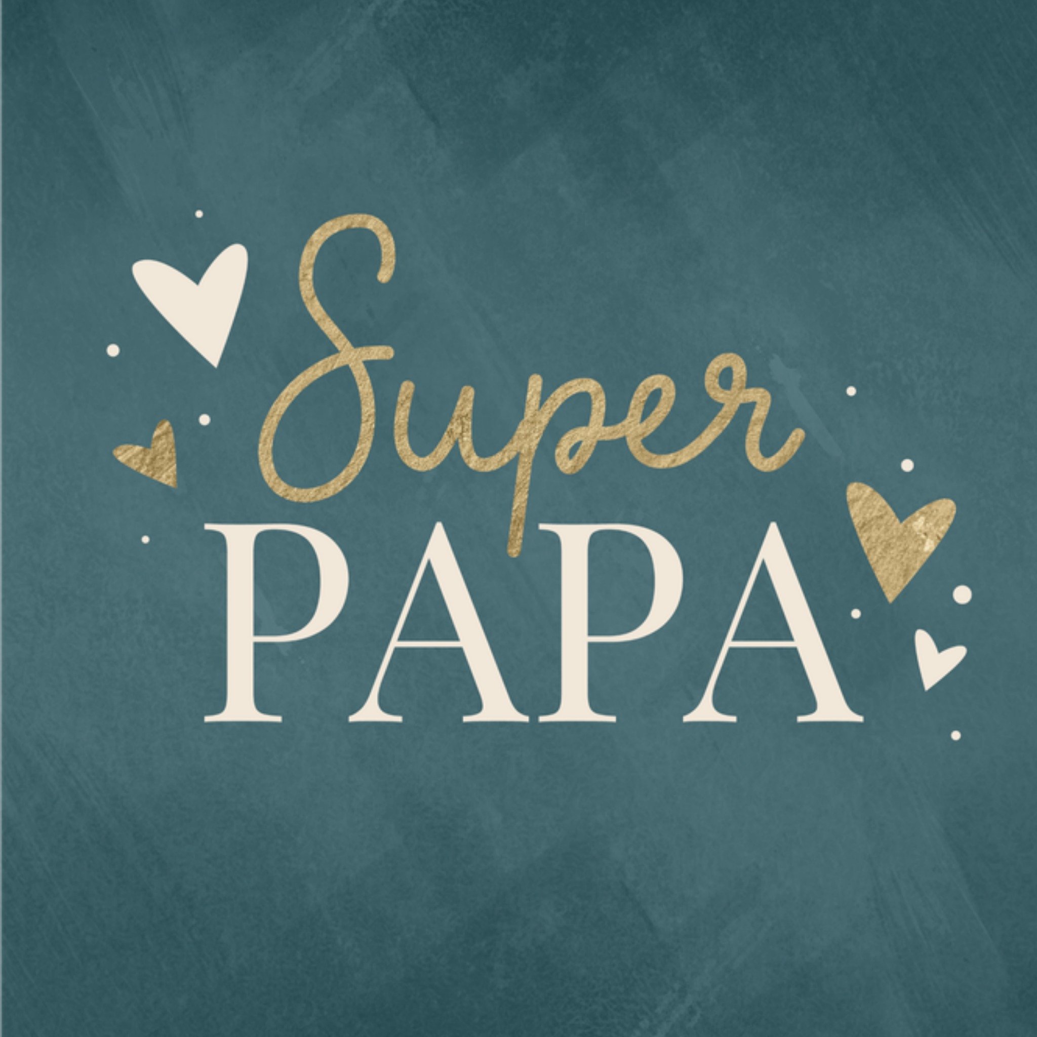 Papercute Vaderdagkaart Super Papa Vierkant