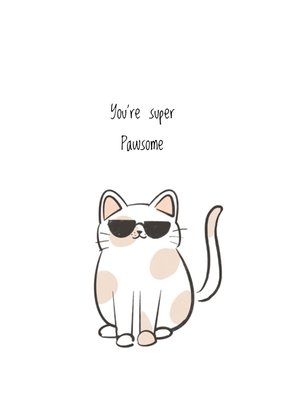 Greetz | Valentijnskaart | You're super Pawsome