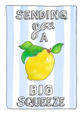 Sandysign | Denken aan kaart | Sending you a big squeeze
