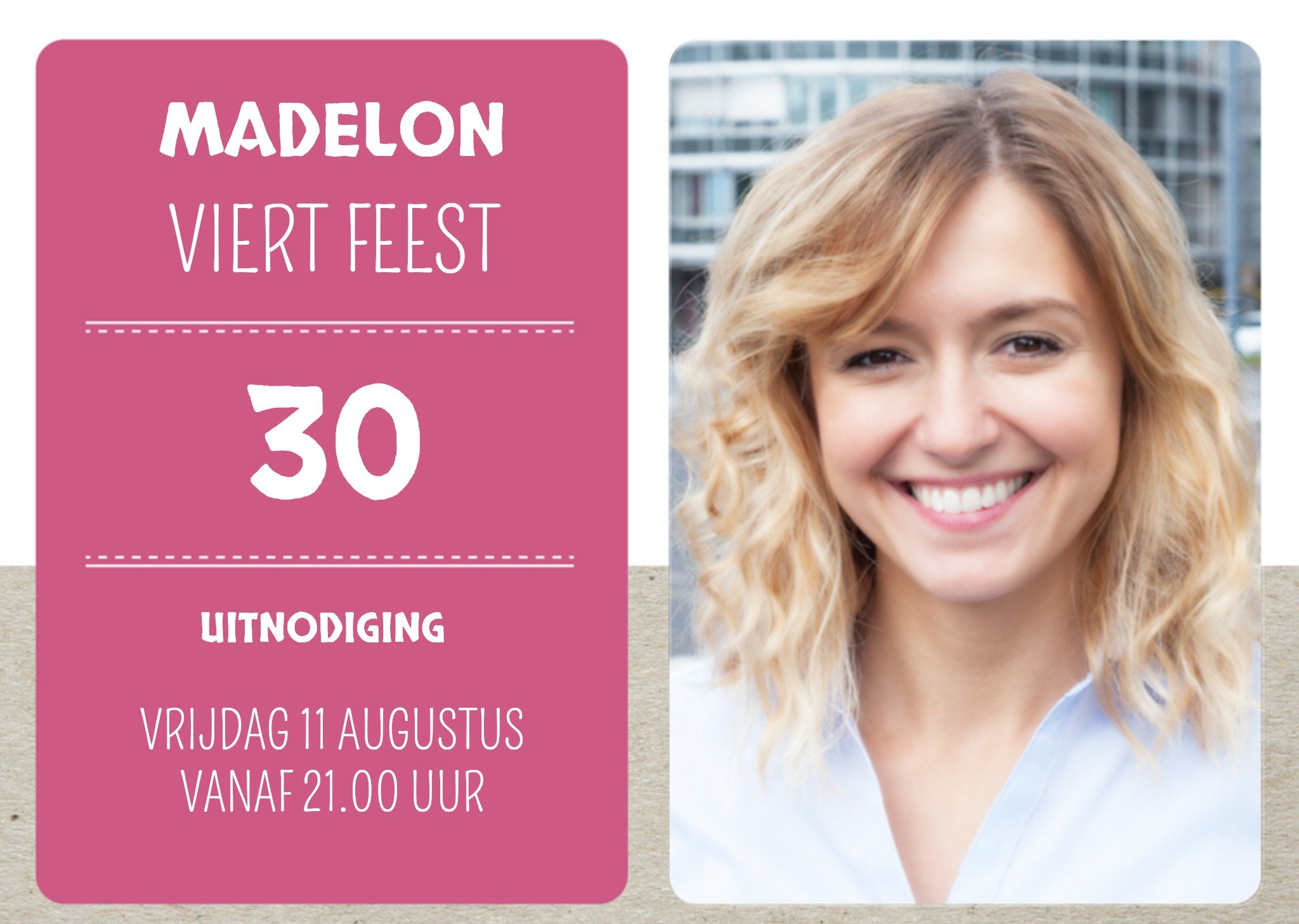 Greetz Ik vier feest Standard Card