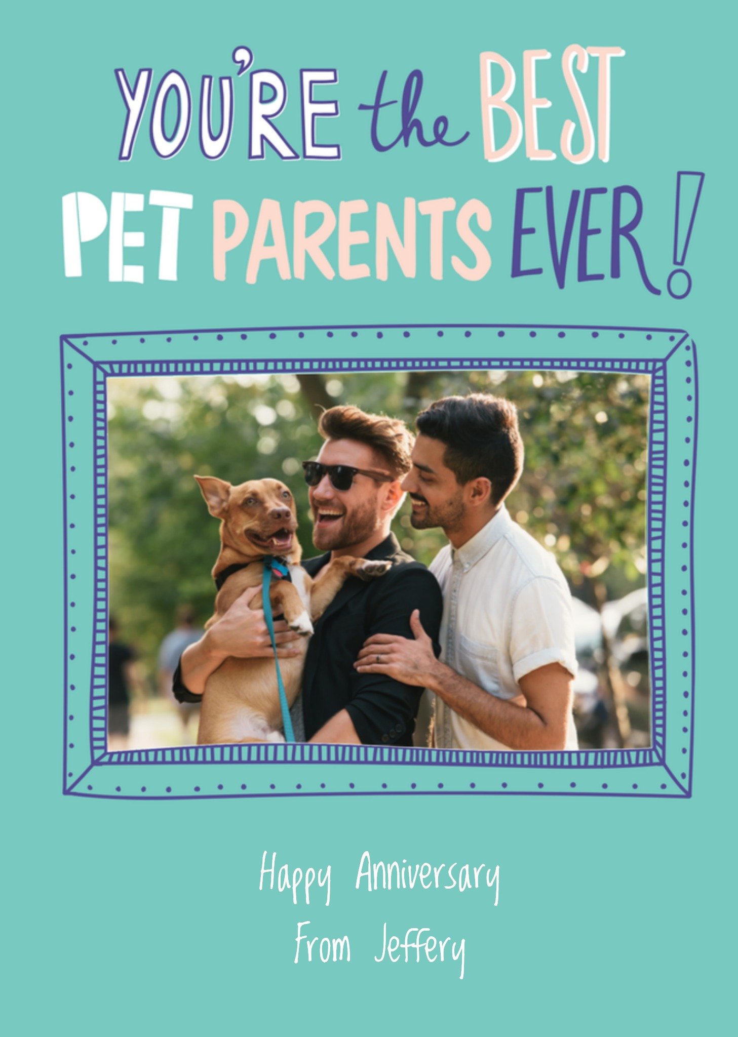 Huwelijksjubileum pet parents Kaart Greetz