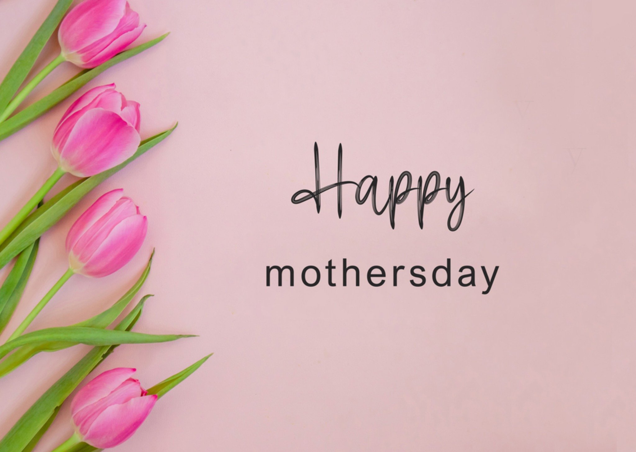 Moederdagkaart tulpen Kaart Photoflash