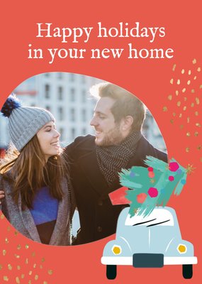 Greetz | Kerstkaart | nieuwe woning | Met foto