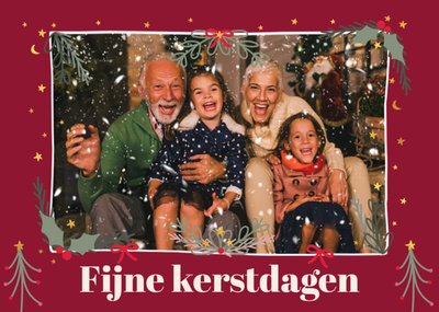 Greetz | Kerstkaart | Fijne Kerstdagen | Aanpasbare Foto