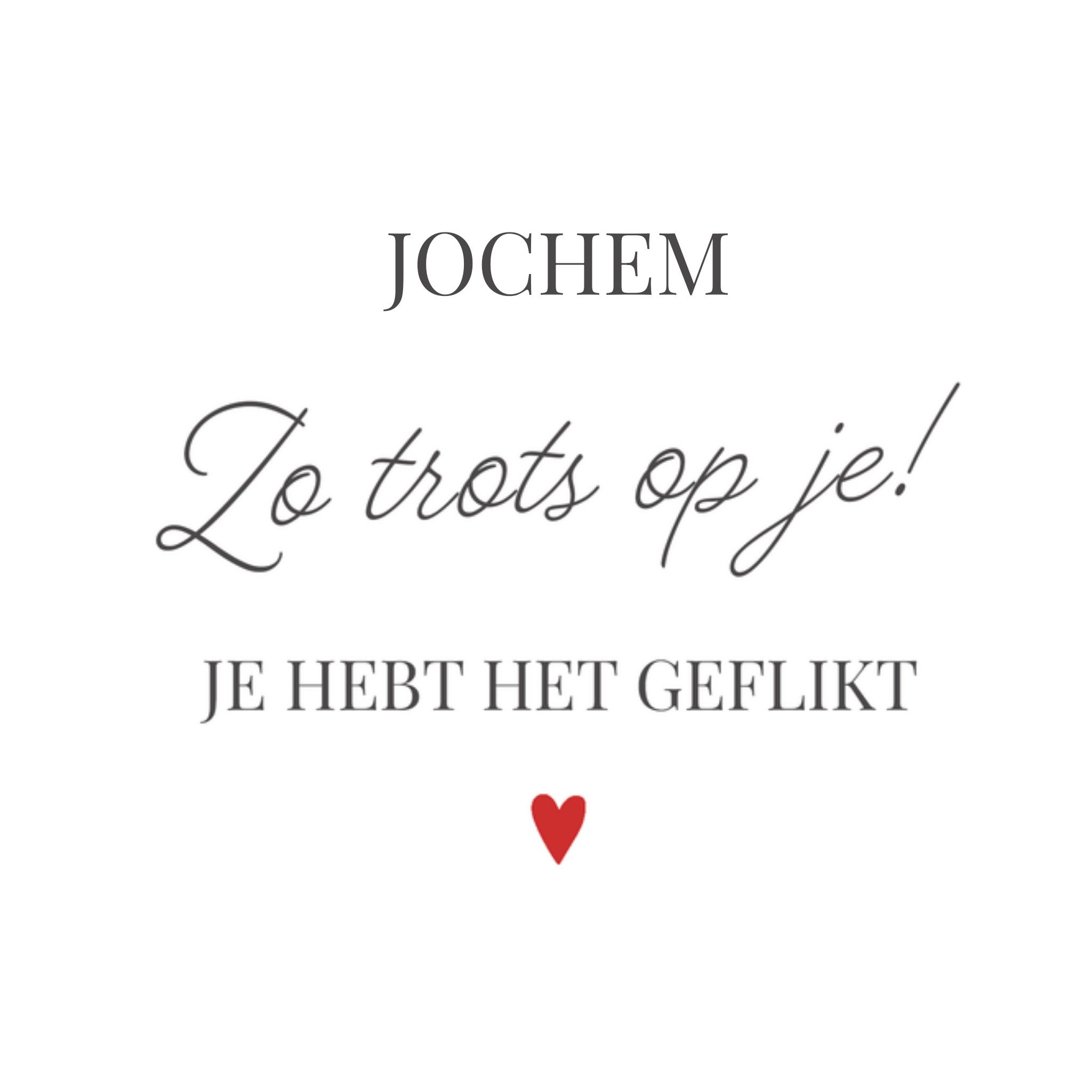 Greetz Trots op jou kaart Zo Trots Op Je Aanpasbare tekst Vierkant