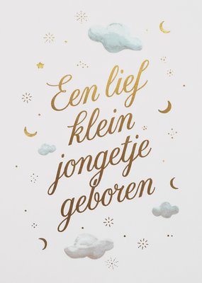Greetz | Geboortekaart | Een lief klein jongetje geboren