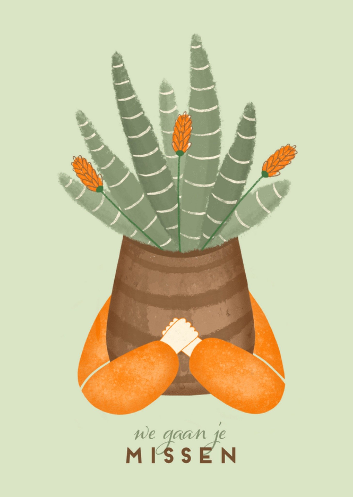 NIeuwe baan we gaan je missen Kaart Marieke Witke