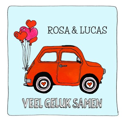 Sandysign | Huwelijkskaart | Veel geluk samen