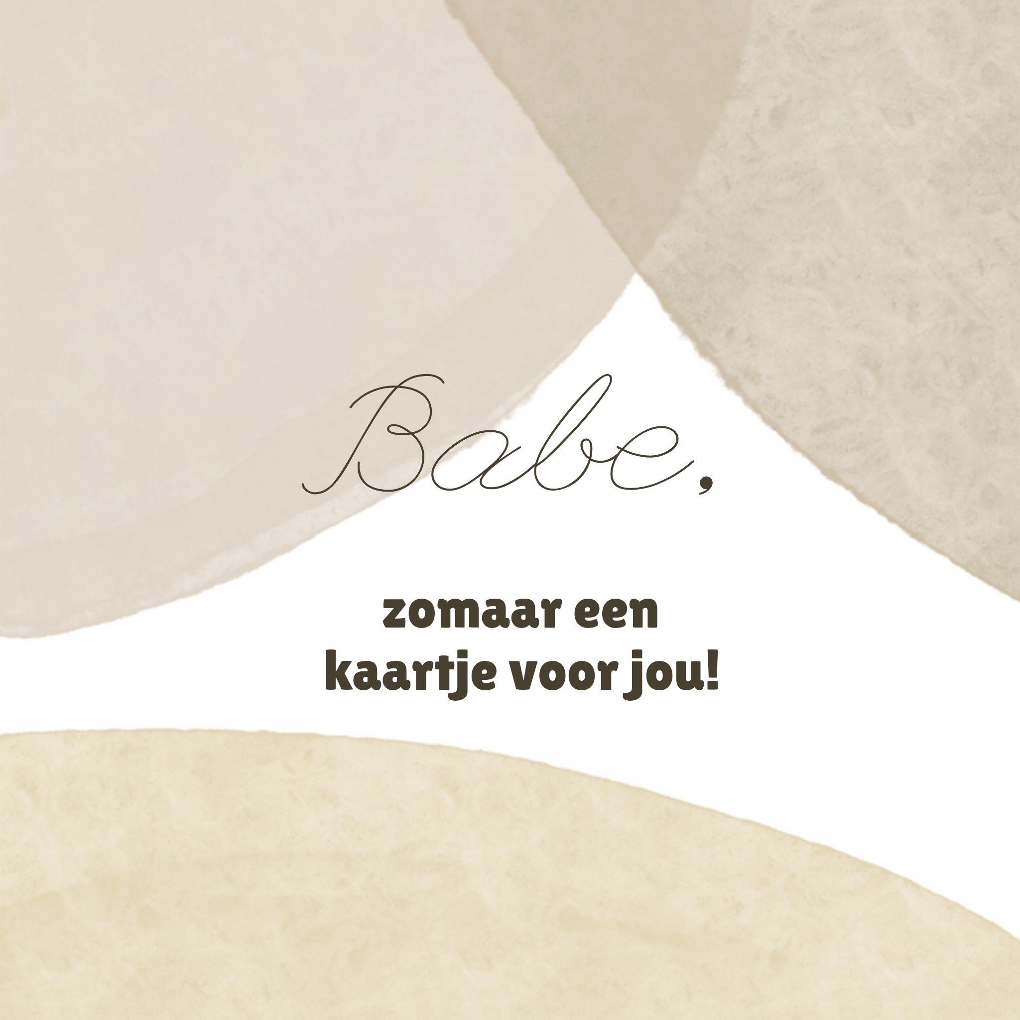 Greetz Zomaar kaart Friend Vierkant