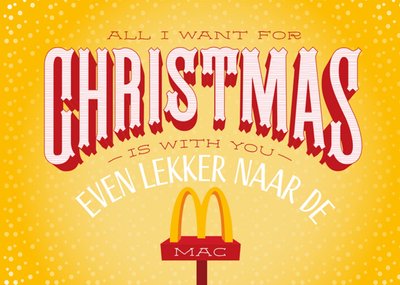 McDonalds | Kerstkaart