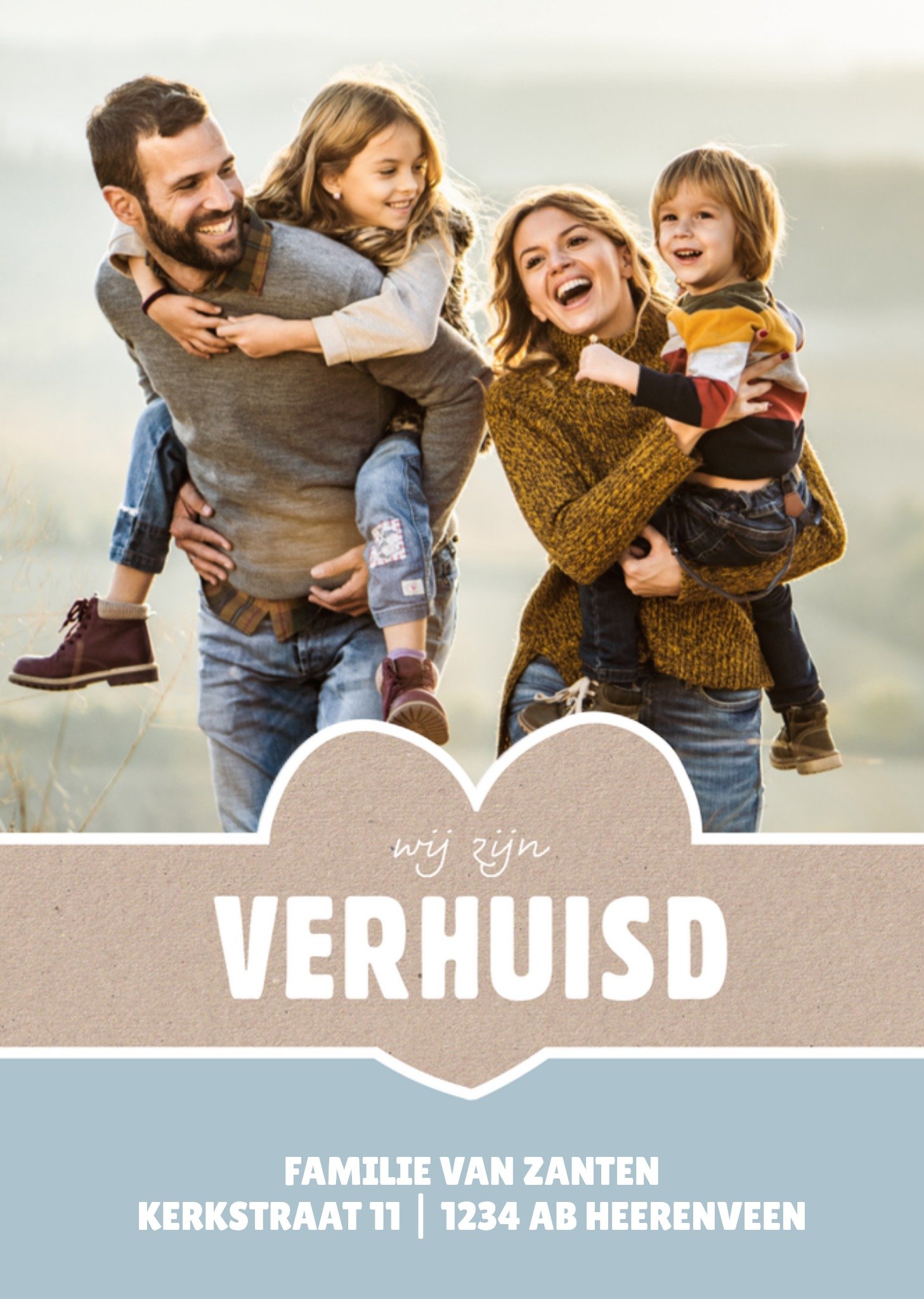 Verhuiskaart Neutraal Kaart Greetz