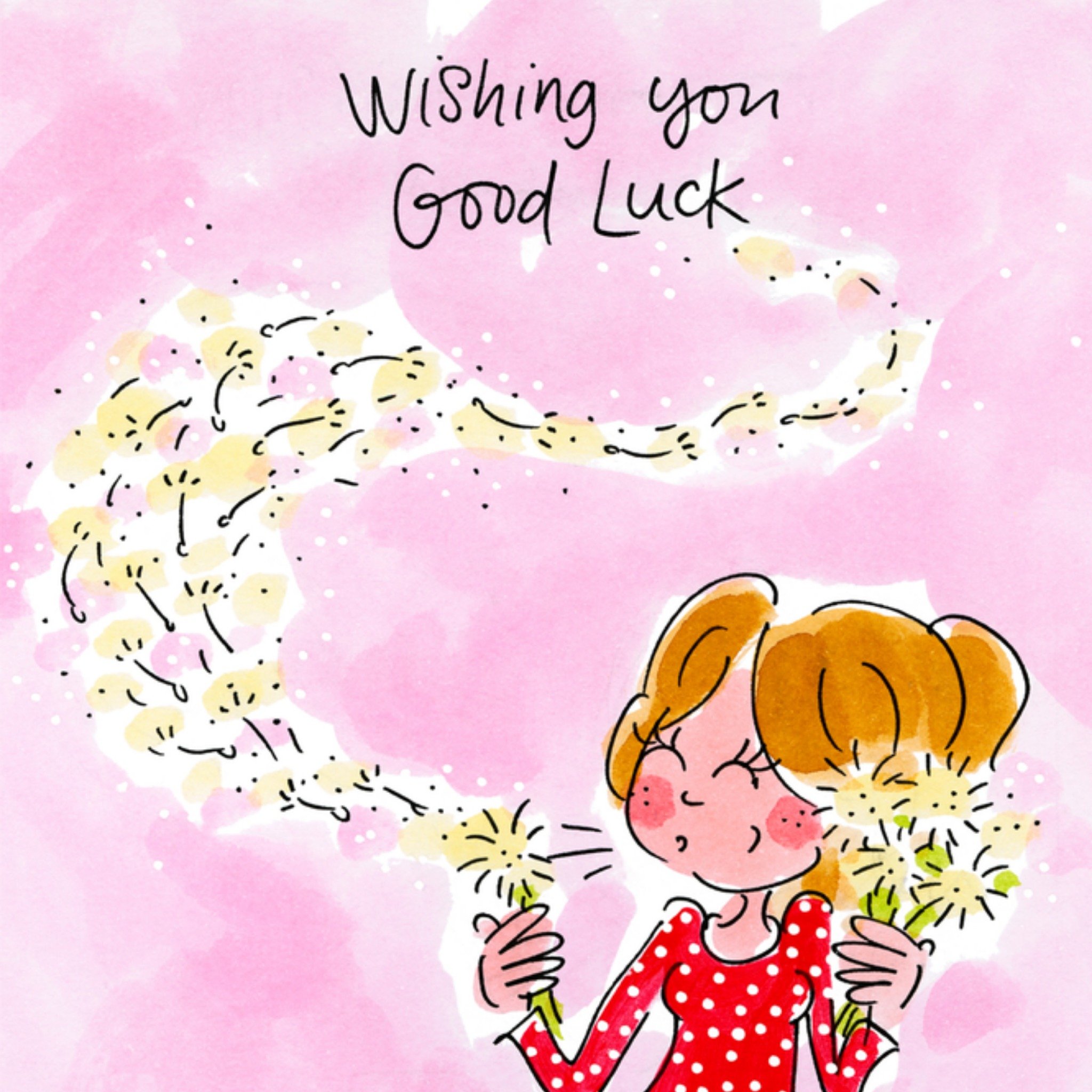 Succeskaart illustratie Vierkante Kaart Blond Amsterdam