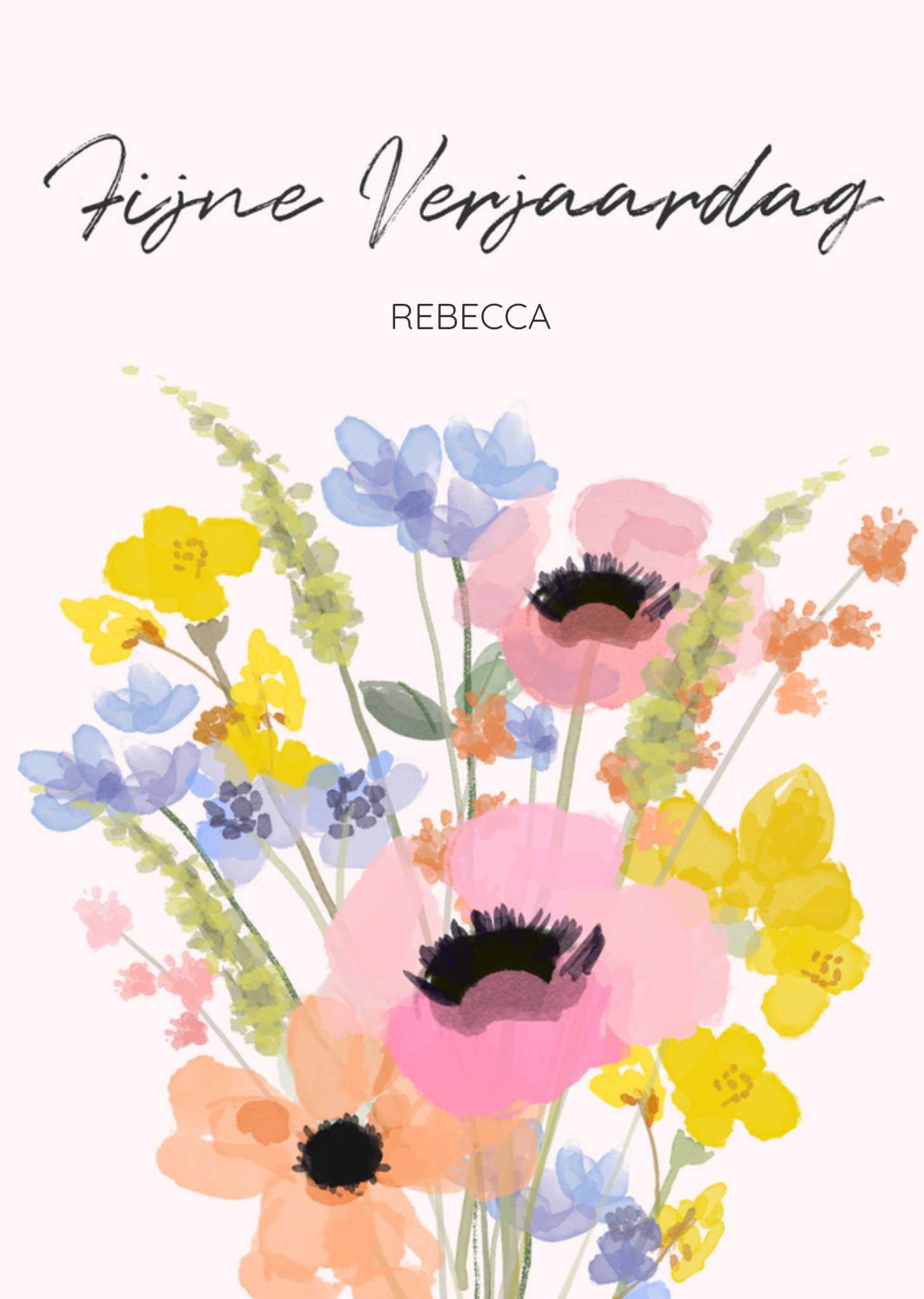 Verjaardagskaart Boemen Naam Greetz