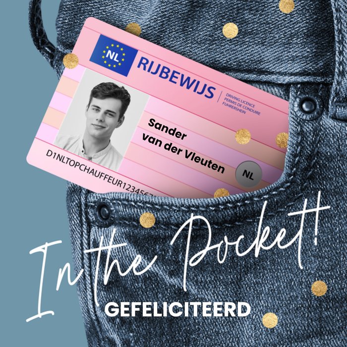 Luckz | Geslaagd kaart | Rijbewijs | Gefeliciteerd