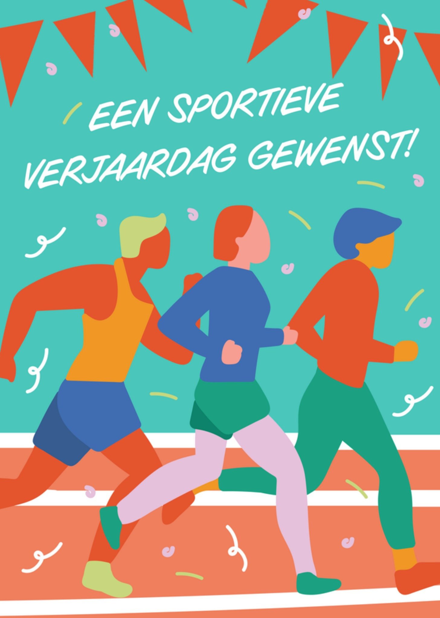 Verjaardagskaart The Studio Collection - Sports Een sportieve verjaardag gewenst! Kaart Greetz