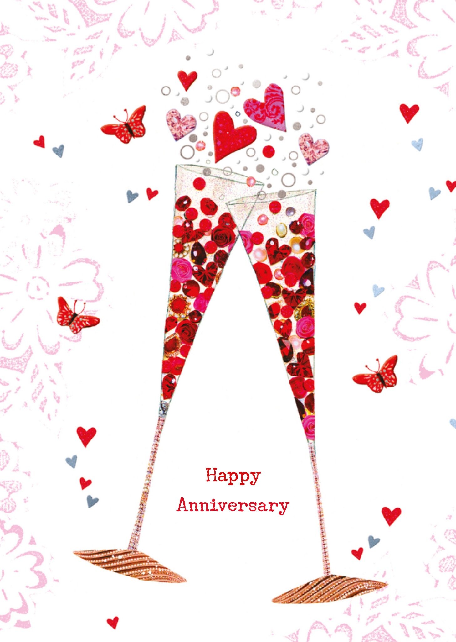 Huwelijk Happy Anniversary Kaart TMS
