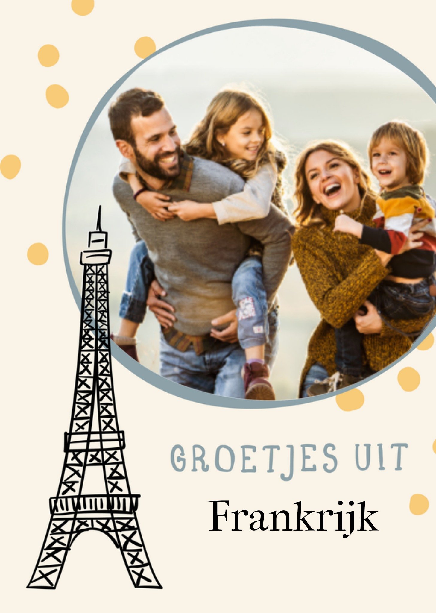 Vakantiekaart Parijs Foto Kaart Greetz