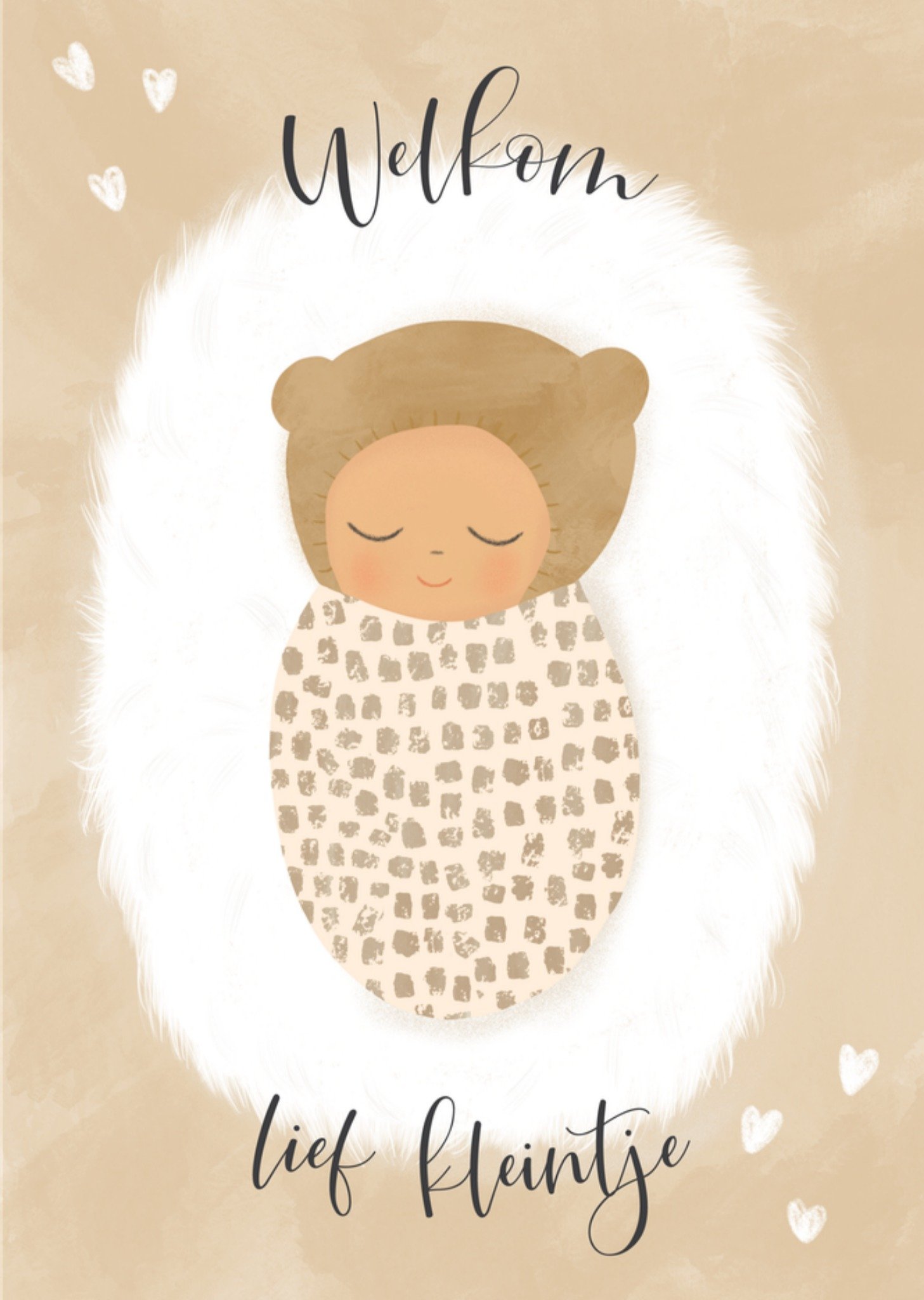 Geboortekaart Lief kleintje Kaart Tsjip