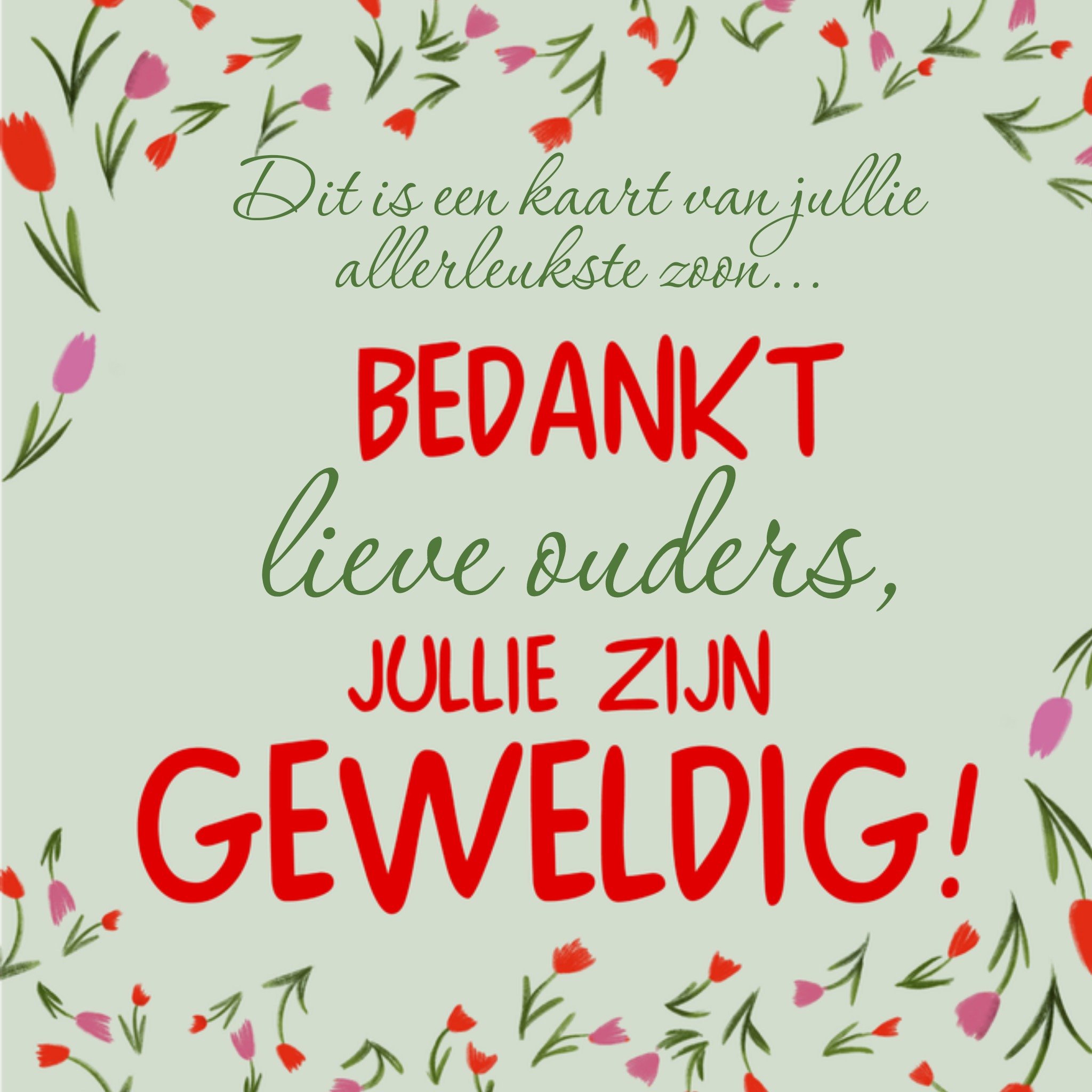 Greetz Complimentendag Ouders Vierkant