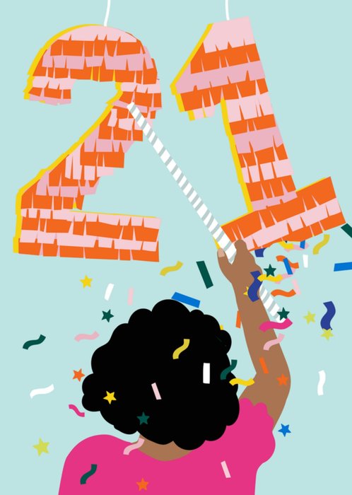 Greetz | Verjaardagskaart | illustratie | 21 jaar