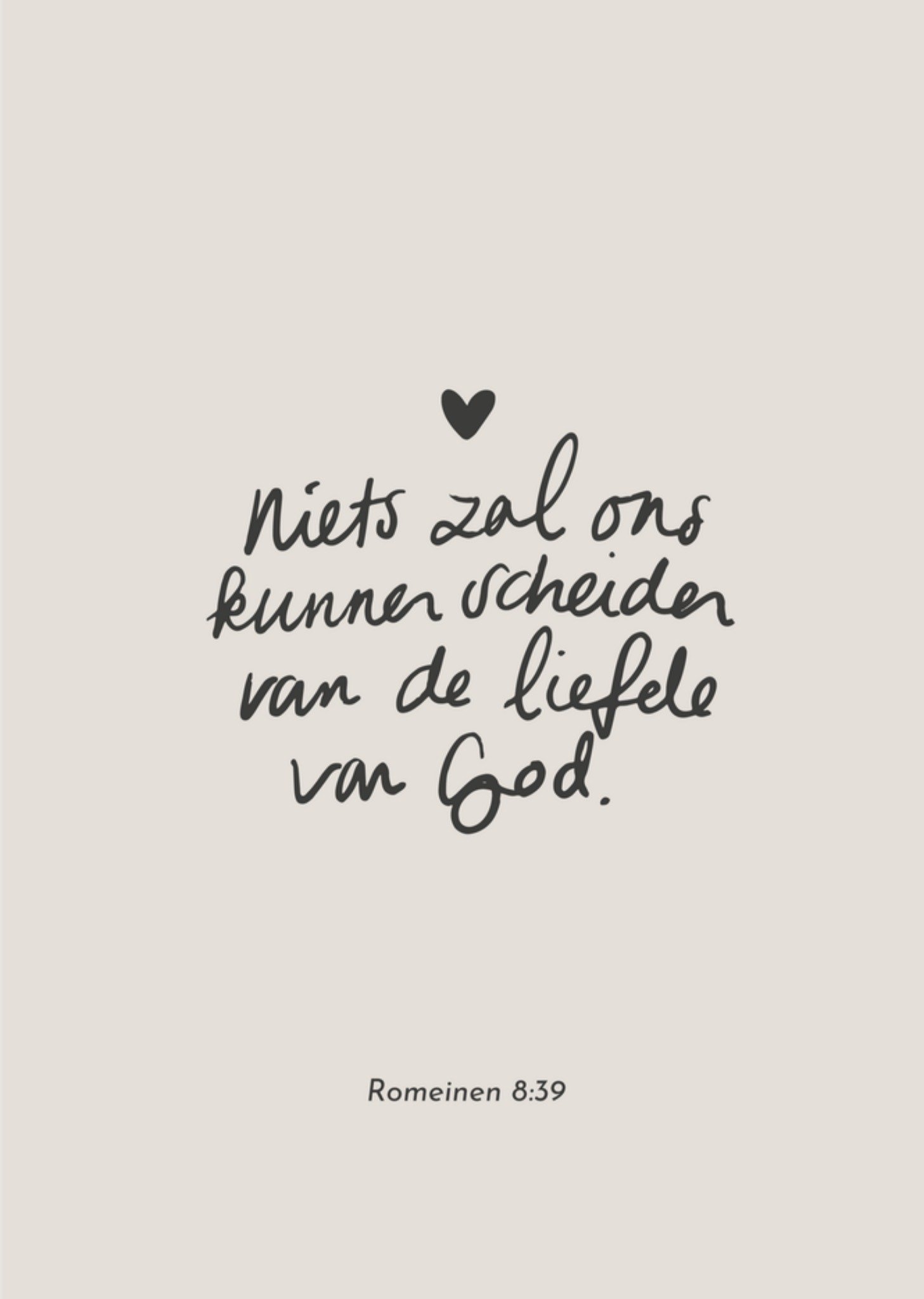 Bemoedigingskaart Liefde van God Kaart Dagelijksebroodkruimels