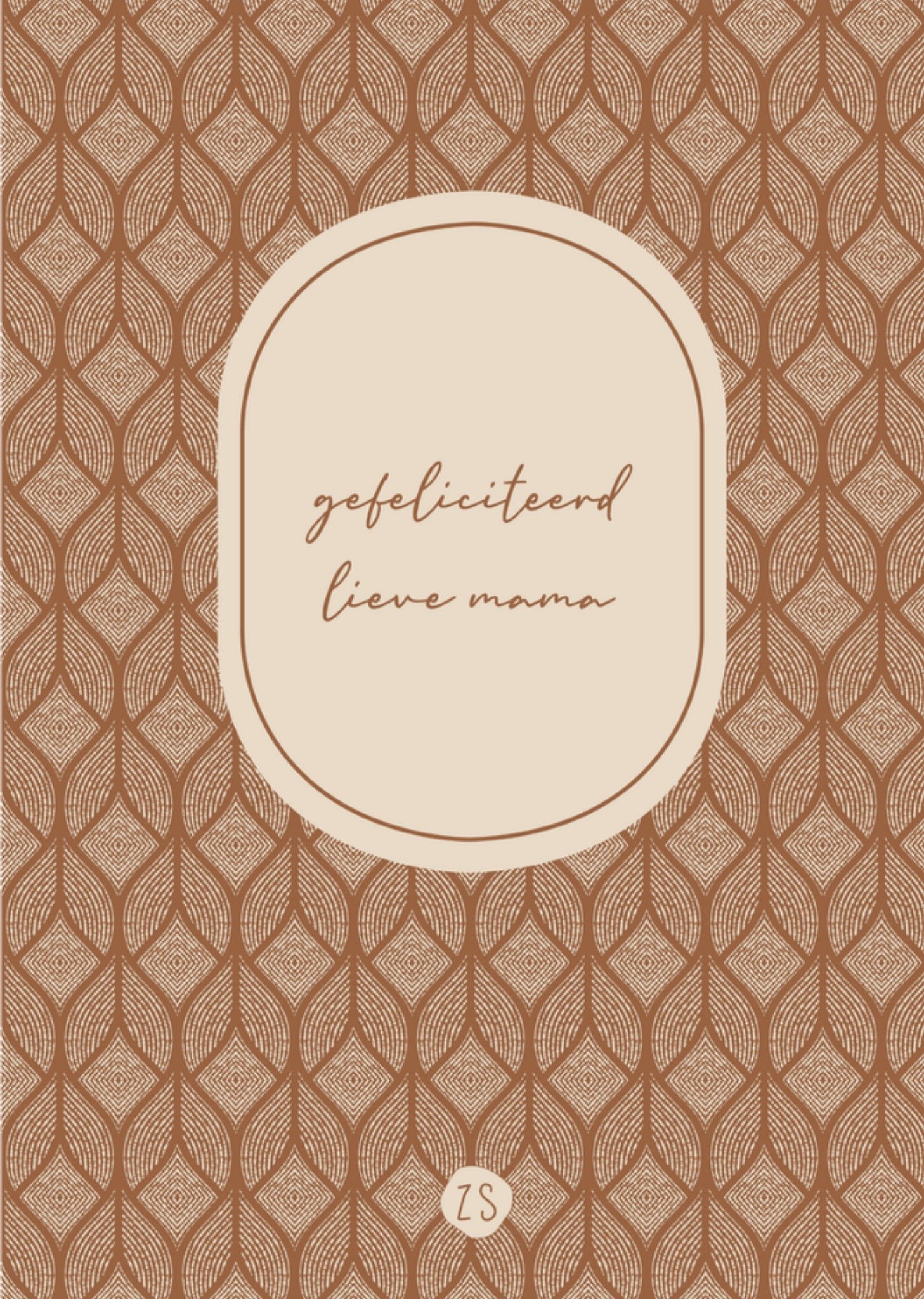 Zusss Verjaardagskaart Gefeliciteerd lieve mama Standard Card