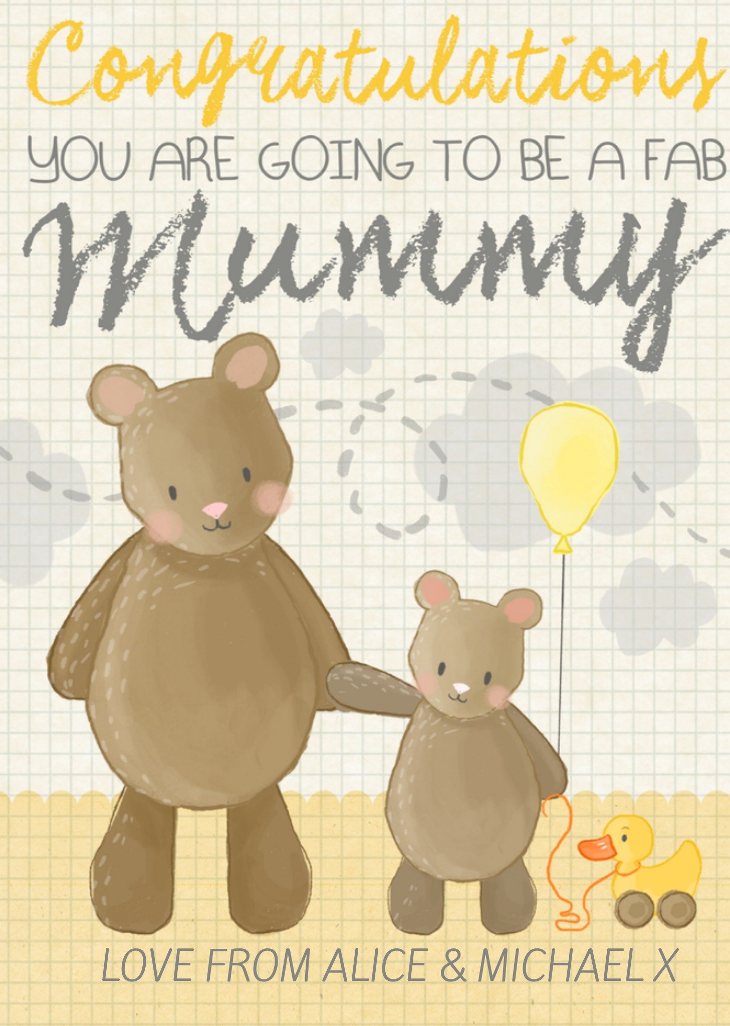 Zwangerschapskaart Mama to be Kaart Greetz