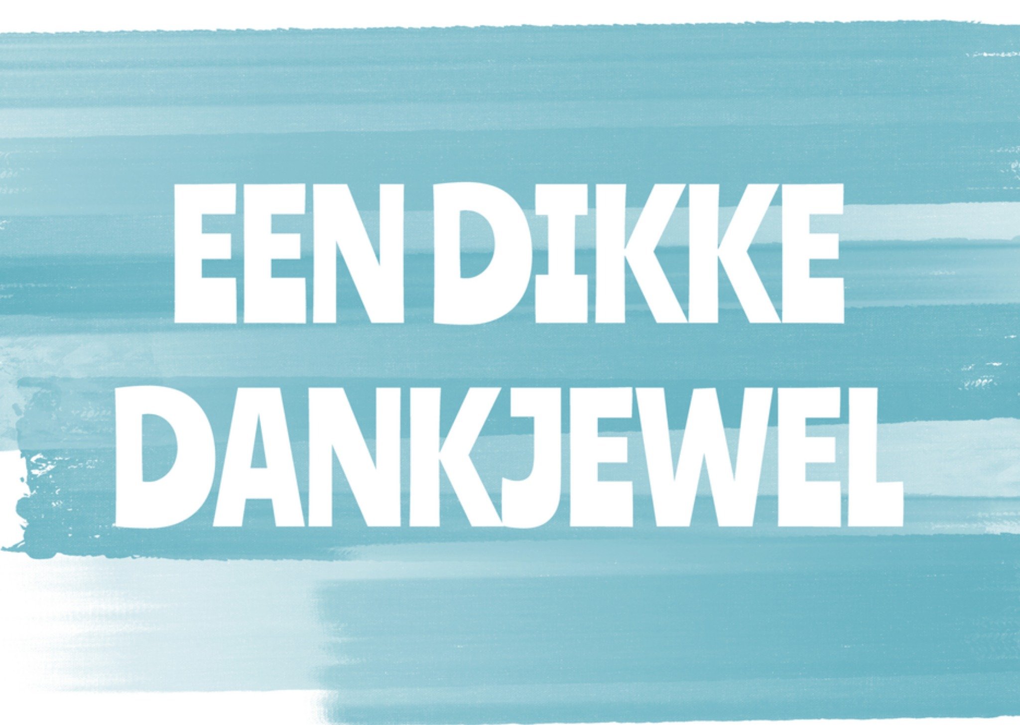 Dag van de Leidster dikke dankjewel Kaart Tsjip