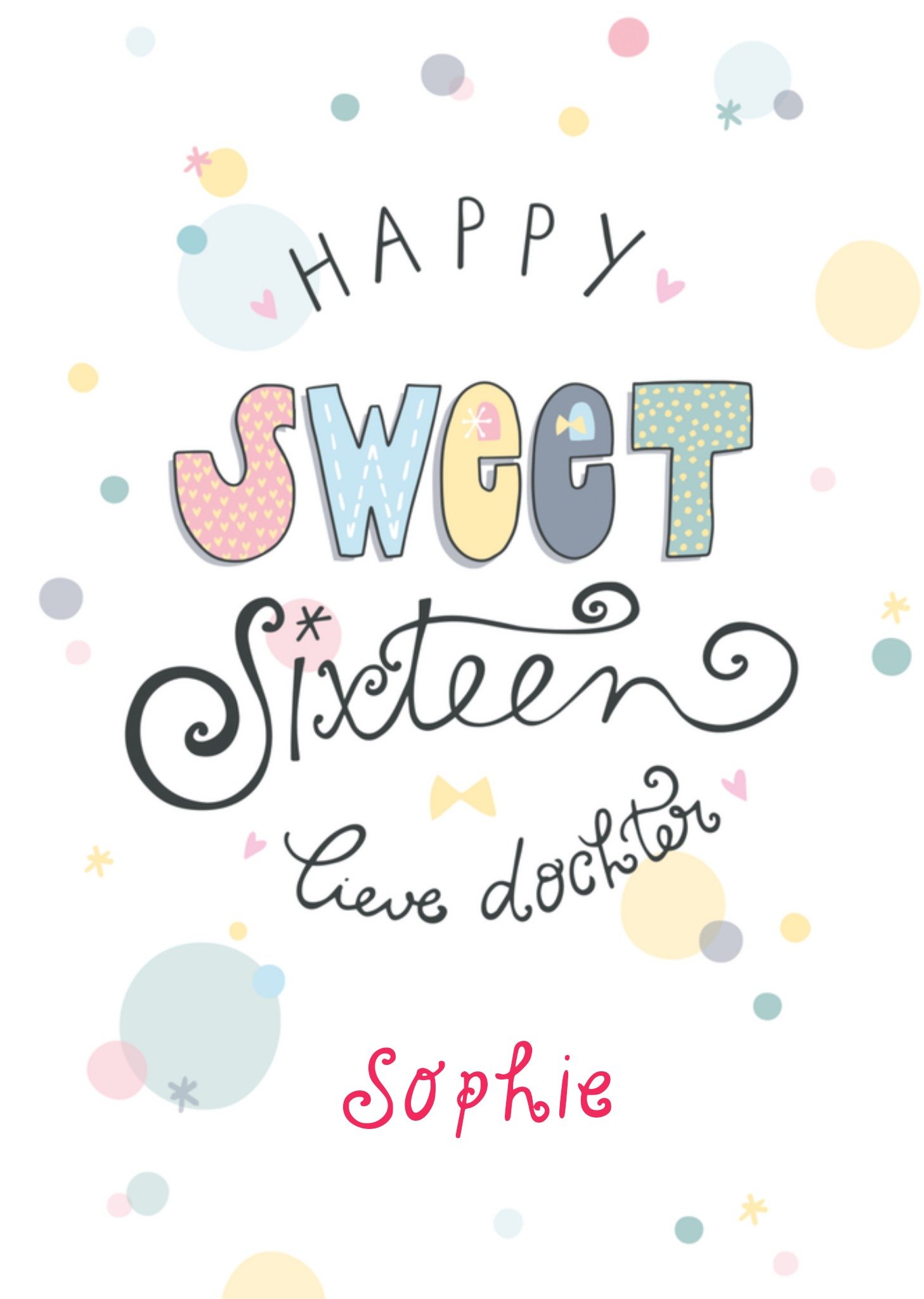 Verjaardagskaart met naam Kaart Funny Side Up