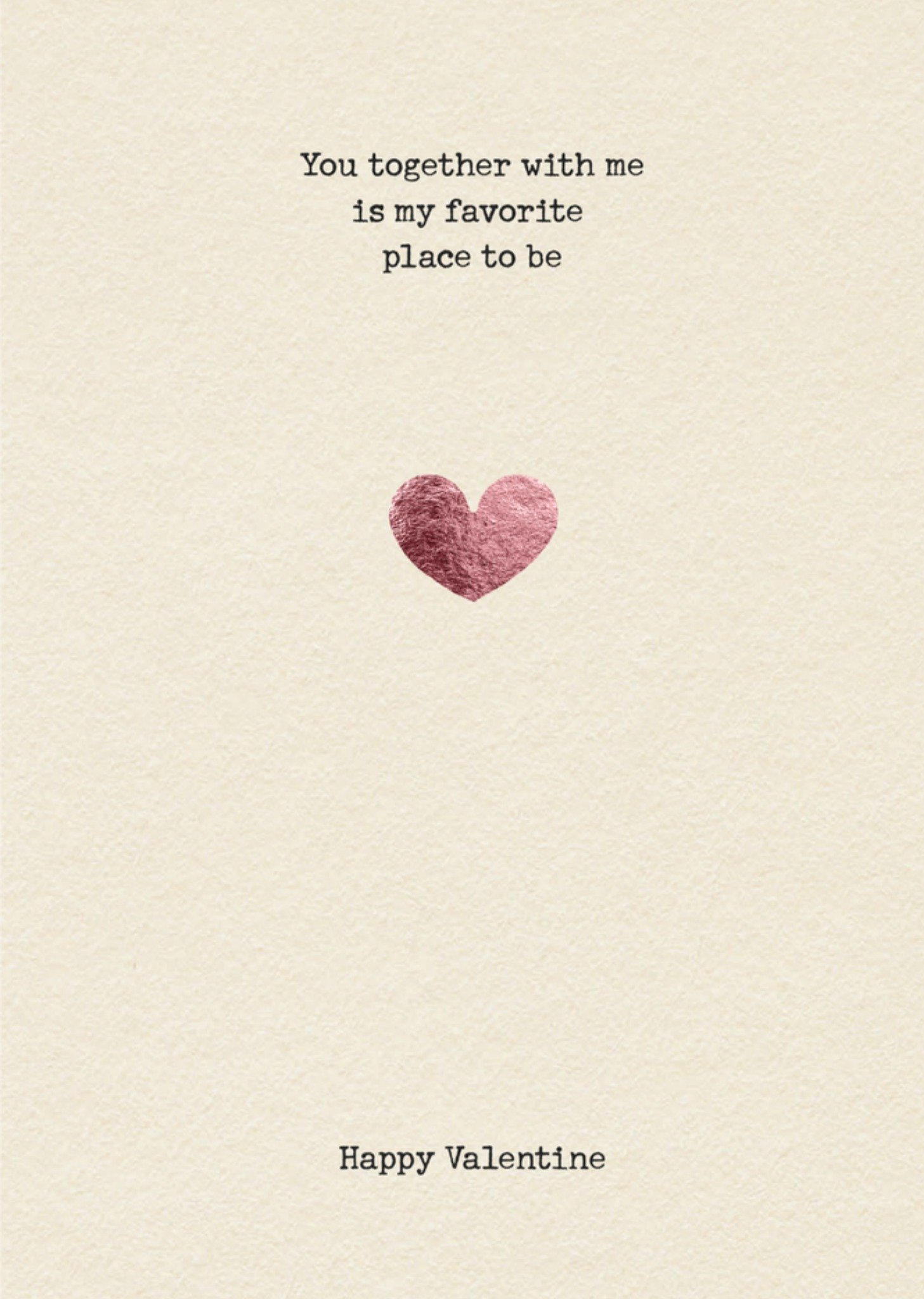 Valentijnskaart My favourite place to be Bright Spot