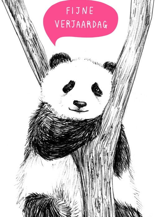 Charly Clements | Verjaardagskaart | panda