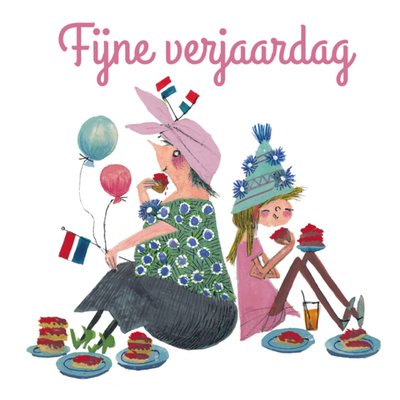 Fiep Westendorp | Verjaardagskaart | taart