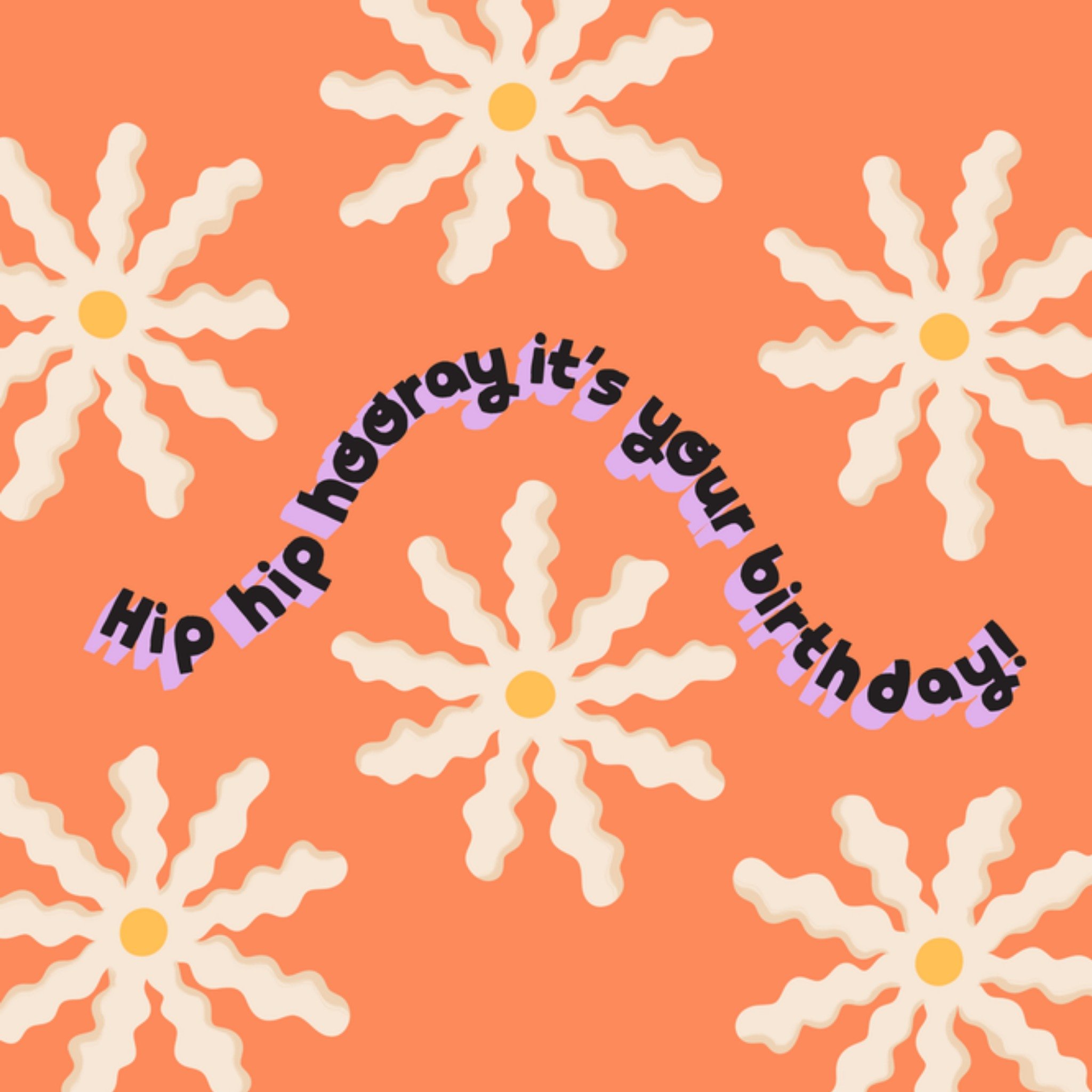 Greetz Verjaardagskaart Hip Hip Hooray It