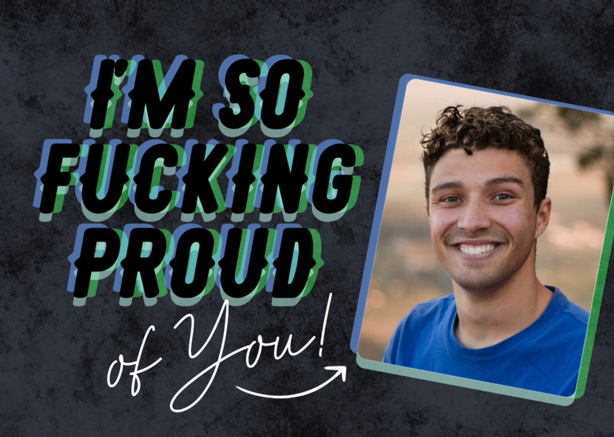 Geslaagd kaart F**king proud Stoer Kaart Luckz