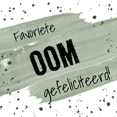 Tsjip | Felicitatiekaart | Oom