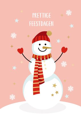 Kerstkaart | TMS | Sneeuwpop