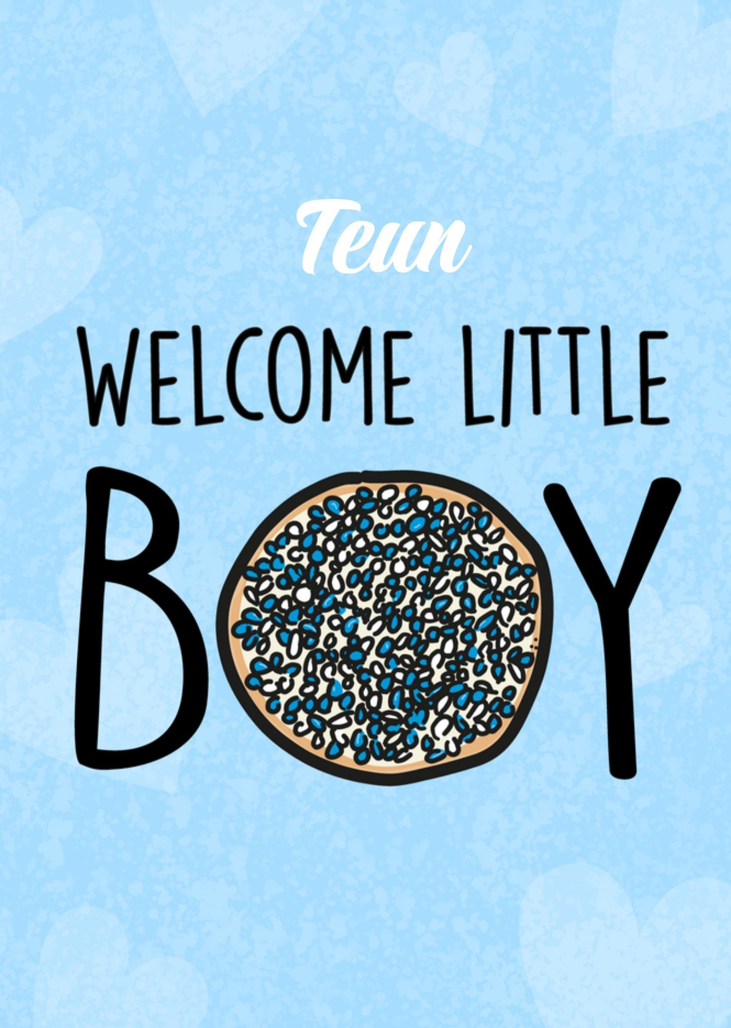 Geboortekaart Welcome Little Boy Kaart Liefs Jansje
