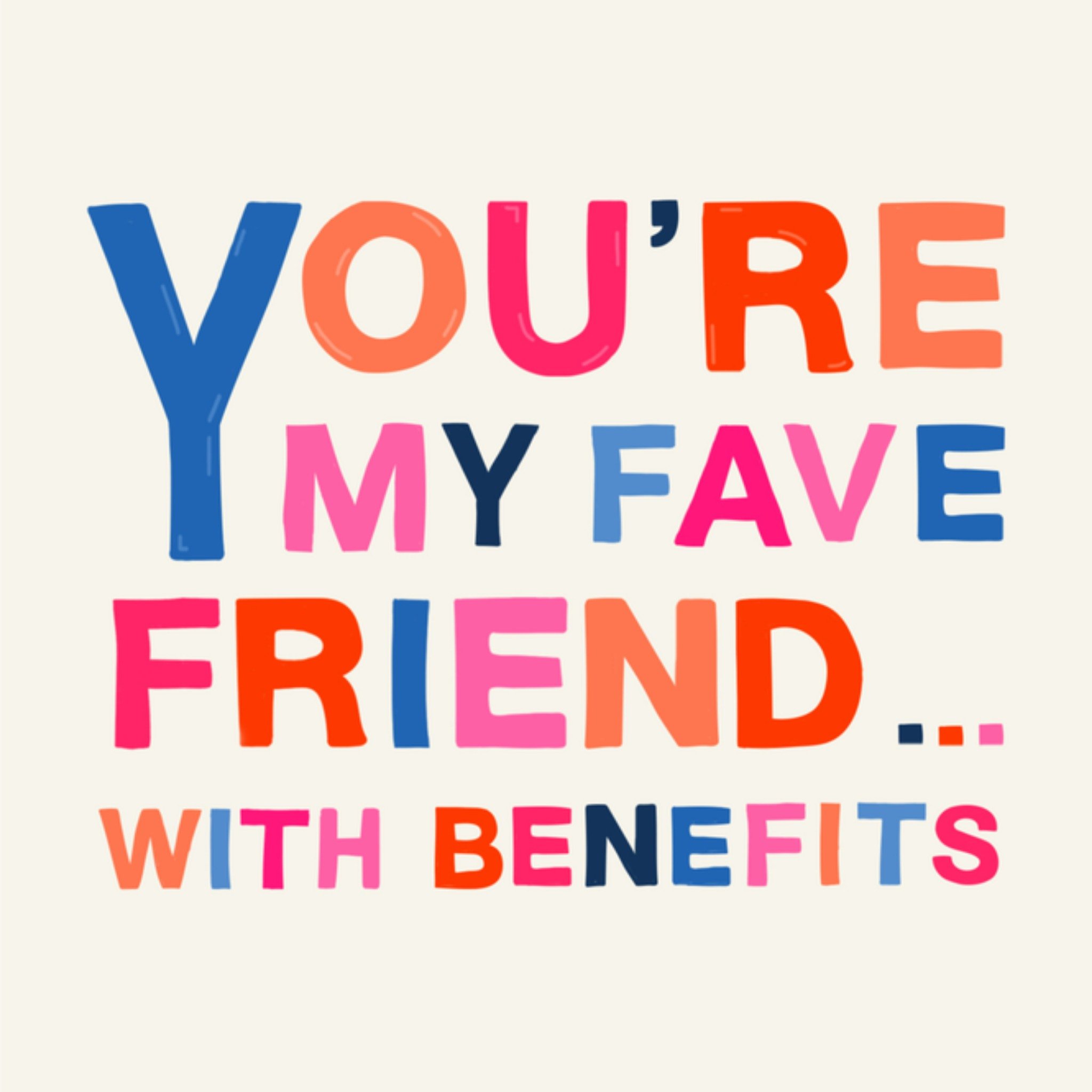 Greetz Valentijnskaart friends with benefits Vierkant