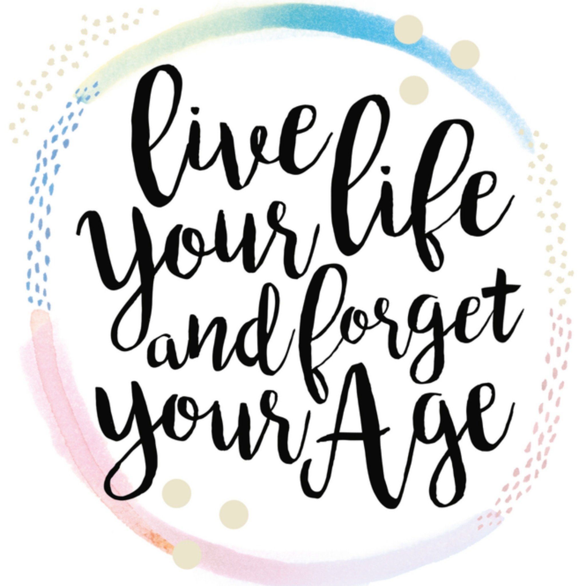 Verjaardagskaart Leeftijd quote Vierkante Kaart Paperclip