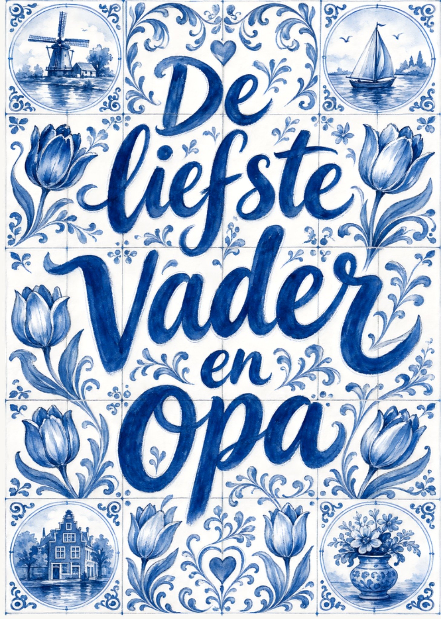Vaderdagkaart De liefste vader en opa Greetz