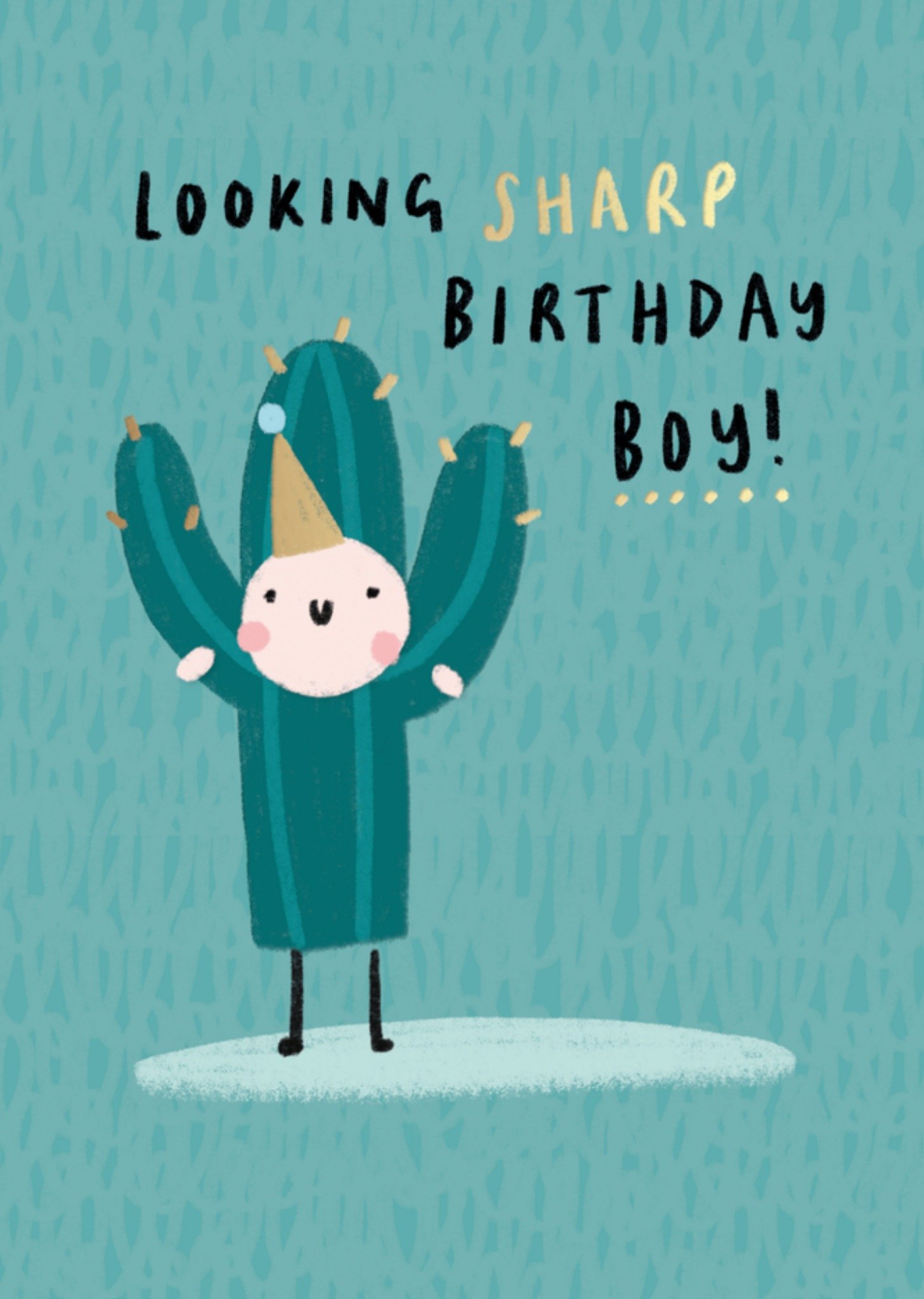 HotchPotch Verjaardagskaart cactus Kaart Hotchpotch