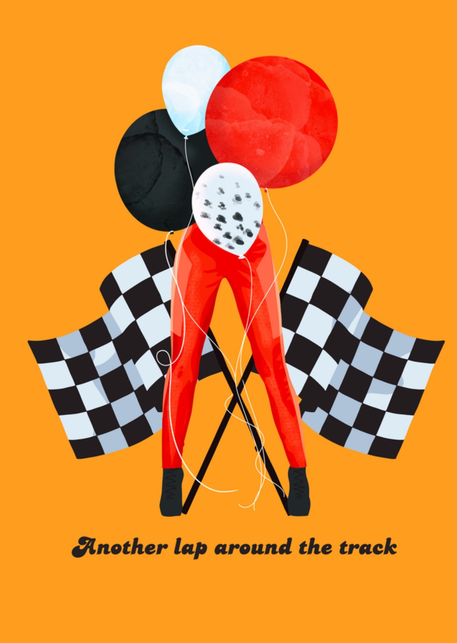 Verjaardagskaart Race Greetz