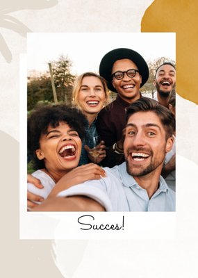 Polaroid Foto Upload Succes Kaart