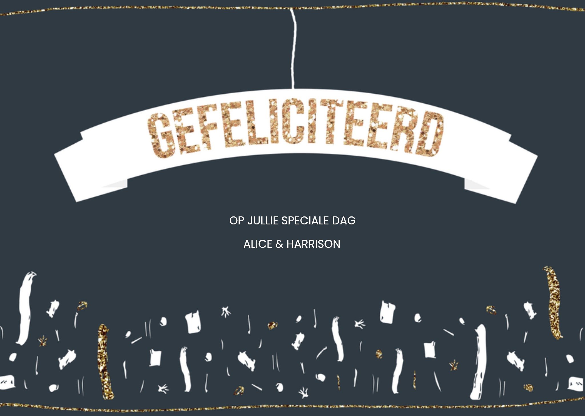 Huwelijkskaart Speciale dag Greetz