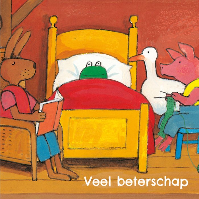 Kikker | Beterschapskaart | Bed