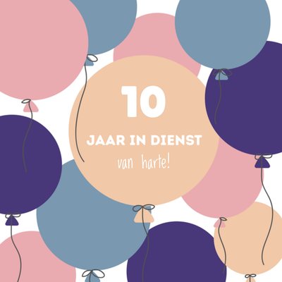 Greetz | Jubileumkaart | 10 jaar in dienst