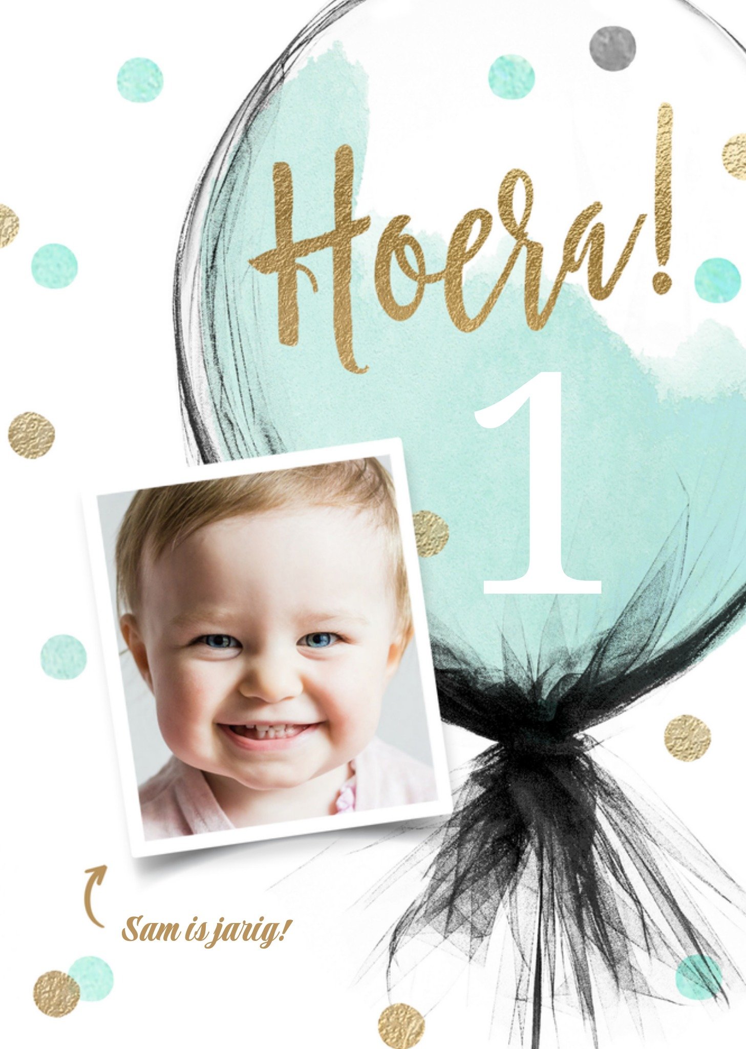 Verjaardagskaart Met foto Kaart Luckz